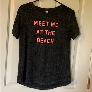 Ladies dark grey tshirt